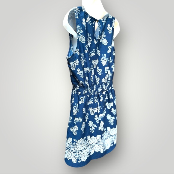 Indulge Blue Paisley Dress - Picture 3 of 16